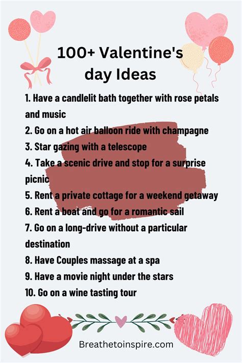 cheap things to do for valentines